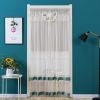 Double Yarn Lace Gauze Door Curtain Over The Door Anti-mosquito Living Room Bedroom Bathroom Universal Partition Home Decoration