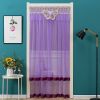 Double Yarn Lace Gauze Door Curtain Over The Door Anti-mosquito Living Room Bedroom Bathroom Universal Partition Home Decoration