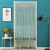 Double Yarn Lace Gauze Door Curtain Over The Door Anti-mosquito Living Room Bedroom Bathroom Universal Partition Home Decoration