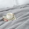 VERAMUSE 100% Cotton Blanket for Bed Weave Waffle Breathable Thin Blankets for Summer