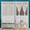 Double Yarn Lace Gauze Door Curtain Over The Door Anti-mosquito Living Room Bedroom Bathroom Universal Partition Home Decoration