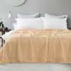 VERAMUSE 100% Cotton Blanket for Bed Weave Waffle Breathable Thin Blankets for Summer