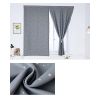 Solid Color Star Curtain White Tulle Hook&Loop No Punching Easy To Install Bedroom Girls Kids Adult Shading Simple Self-adhesive